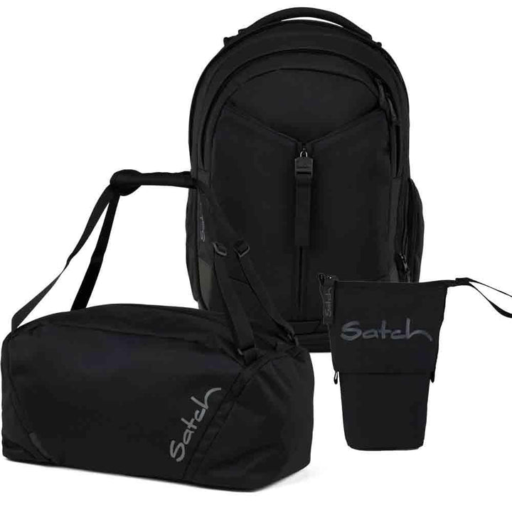 Satch Match Pencil Slider Edition Schulrucksack Set 3tlg. inkl. Sporttasche Blackjack, Blackjack