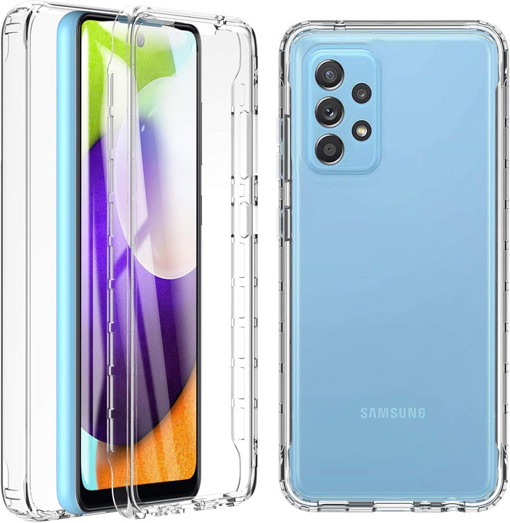 OWKEY für Samsung Galaxy A52 5G&4G / A52s 5G Hülle, 360 Grad Stossfest Handyhülle Silikon Roubst Cov