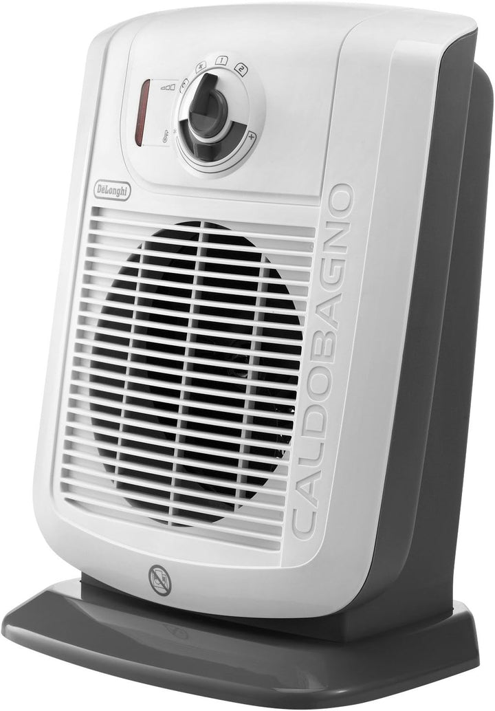 De'Longhi HBC 3030 Heizlüfter, Heizlüfter, 2 Leistungsstufen, ECO-SILENCE Funktion, Tropfschutz, Som