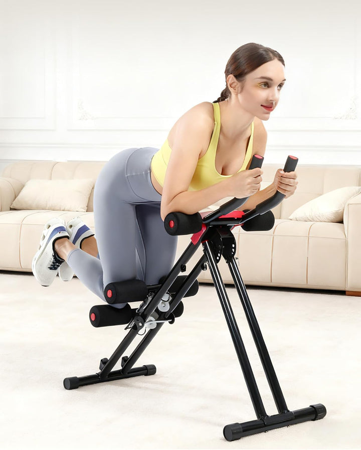 GUUG Bauchmuskeltrainer Bauchtrainer für Zuhause: Bauch Trainingsgerät Klappbar Bauchmuskeltraining