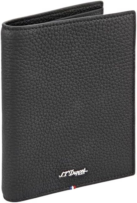 S.T. Dupont Neo Capsule Vertikale Geldbörse für 4 Karten, Schwarz