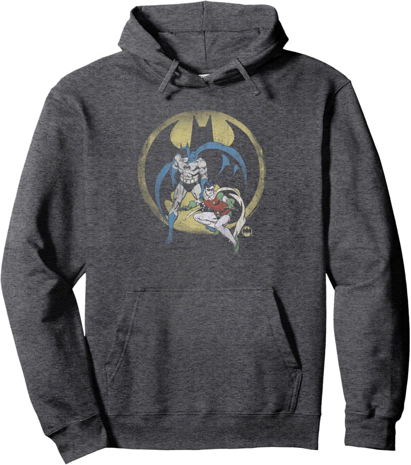 Batman and Robin Team Pullover Hoodie