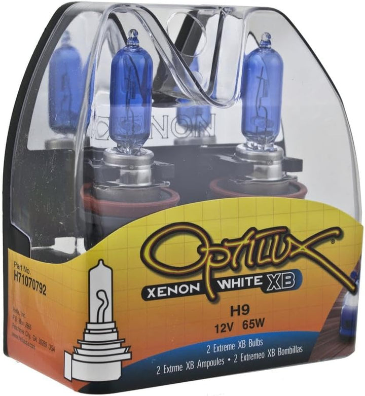 Hella H71071382 Optilux XB Series H9 Xenon Weiss Halogenlampen, 12 V, 65 W, 2 Stück Extreme White XB