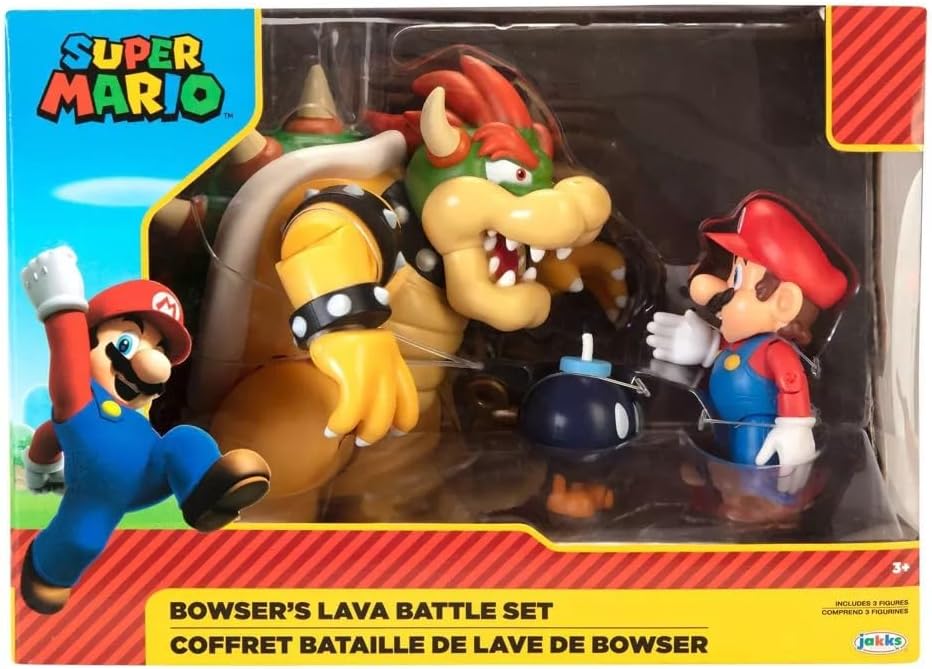 Nintendo Super Mario Bowser 18cm vs. Mario Figuren Set (Wave 1)