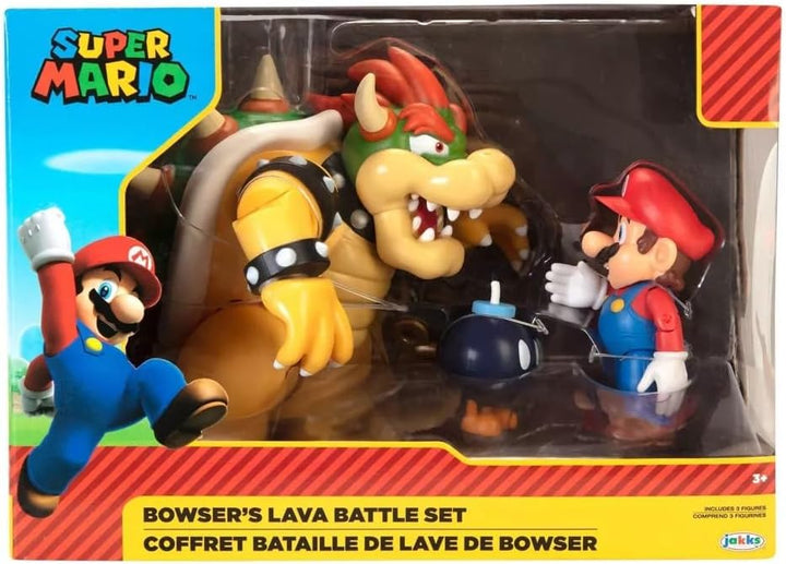 Nintendo Super Mario Bowser 18cm vs. Mario Figuren Set (Wave 1)
