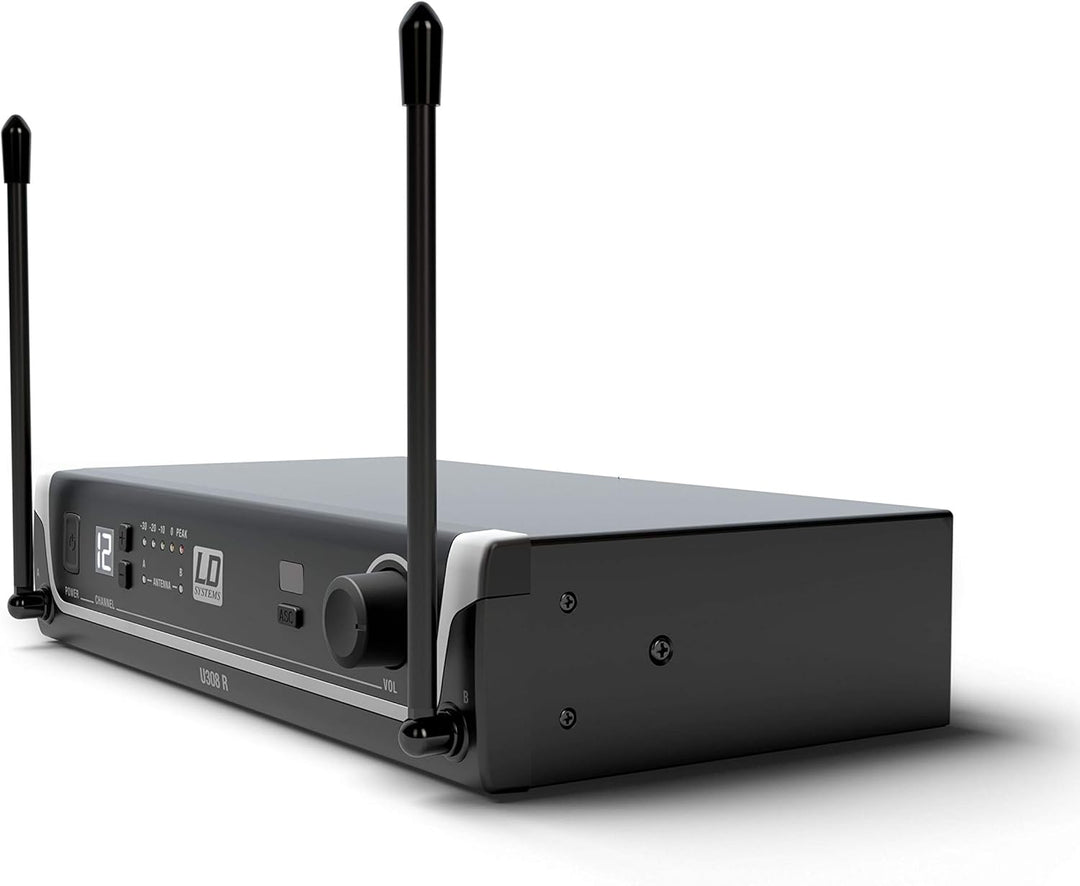 LD Systems U308 R - Empfänger - 823-832 MHz + 863-865 MHz 863 - 865 MHz+ 823 - 832 MHz, 863 - 865 MH