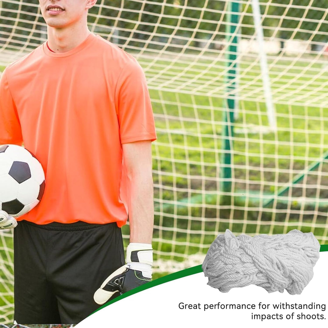 HERCHR Fussballnetz, Fussball-Fussballnetz, Sport-Ersatz-Fussballtorpfostennetz, Hinterhof, Kleine K