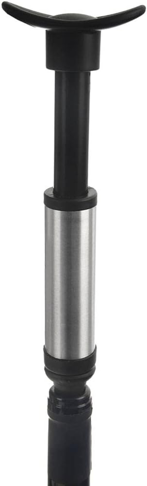 Wein-Vakuumpumpe Vakuumpumpe Weinstopper Weinschoner Weinverschluss aus Edestahl für Wein + 2 Siliko