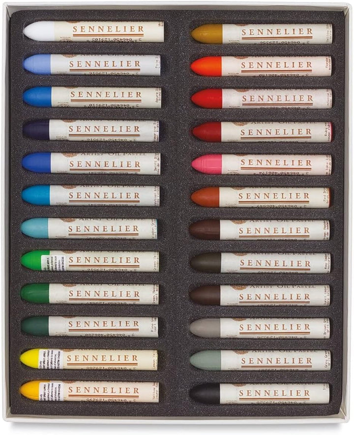 Sennelier Ölkreide, verschiedene Farben, 24 Stück