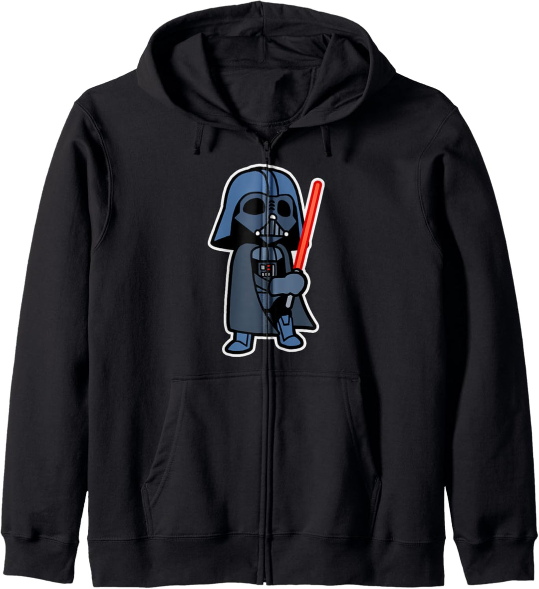 Star Wars Darth Vader Cartoon Vader With Saber Kapuzenjacke