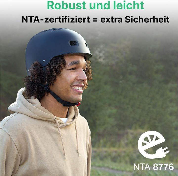 GOOFF Skatehelm - CE & NTA Zertifiziert - Skatehelm für Erwachsene und Kinder - auch als Fahrrad & S
