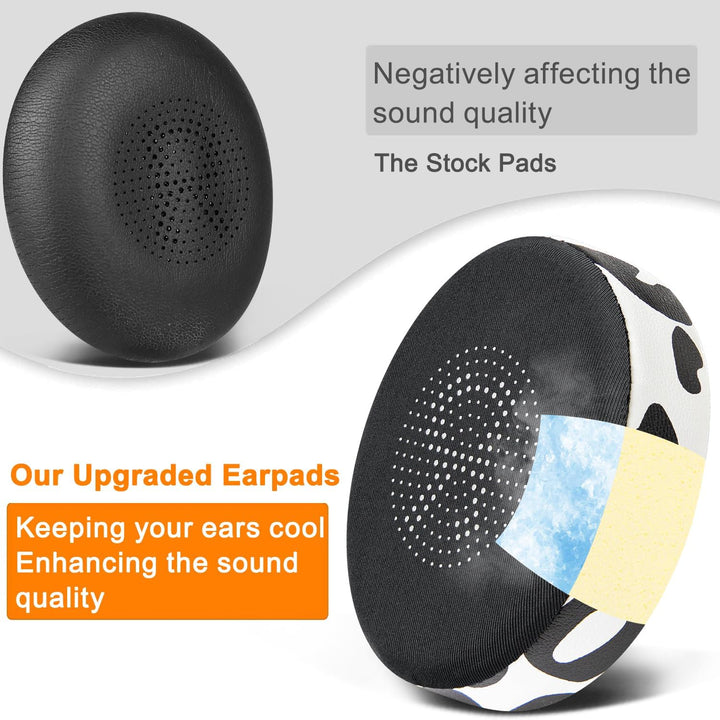 SOULWIT Kühlgel Ersatzpolster Ersatz Ohrpolster für Jabra Evolve2 65 (Evolve 2 65MS 65UC MS UC)/Evol