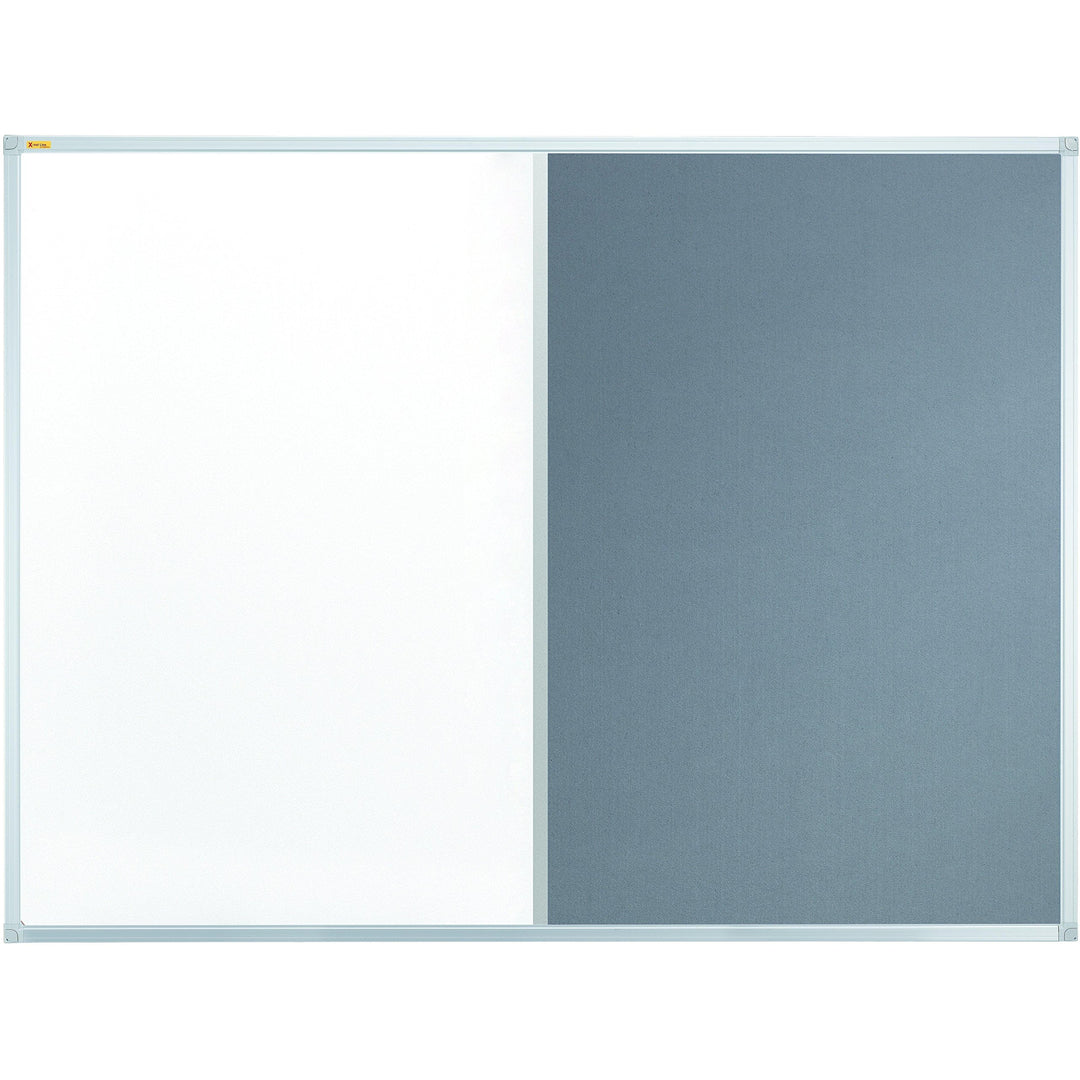 Franken EL-UTF60 12 Textiltafel Eco (beidseitig verwendbar, 120 x 60 cm) grau Filz grau 120 x 60 cm,