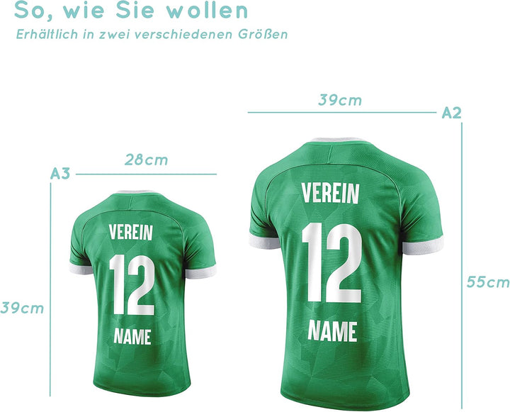 Elbeffekt Trikotlampe für Mexiko Fans aus Holz - personalisierbares Geschenk - schenke Dein individu
