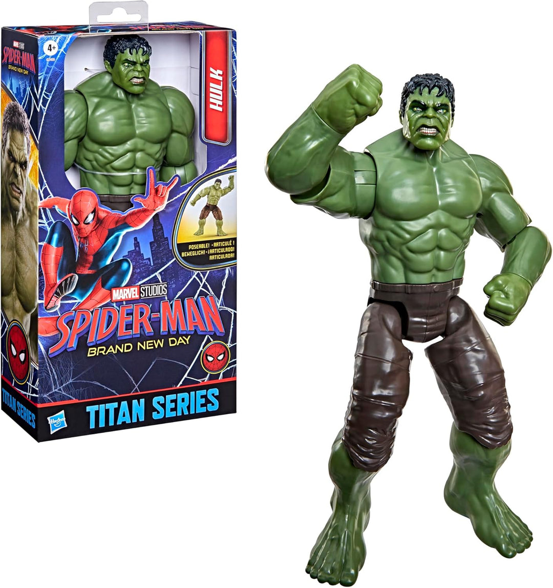 Marvel Spider-Man: Brand New Day Titan Serie Hulk Action-Figur, 29, 7 cm grosses Superhelden-Spielze