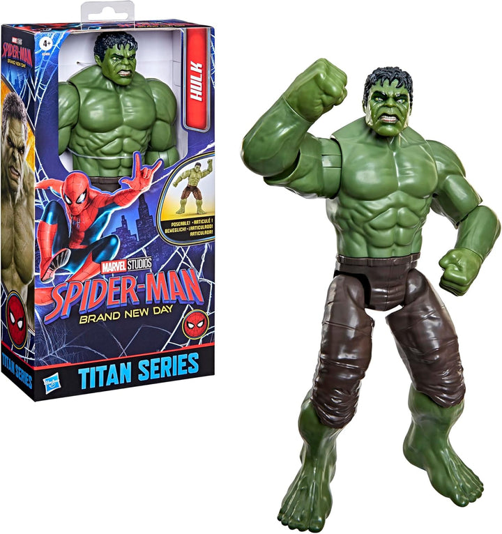Marvel Spider-Man: Brand New Day Titan Serie Hulk Action-Figur, 29, 7 cm grosses Superhelden-Spielze