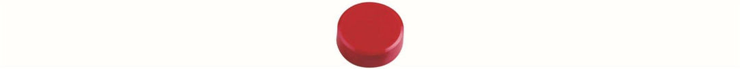 MAUL Facetterand Magnete (20 Stück) MAULpro Ø 33mm | Mini Magnete aus Kunststoff | Starke Magnete fü