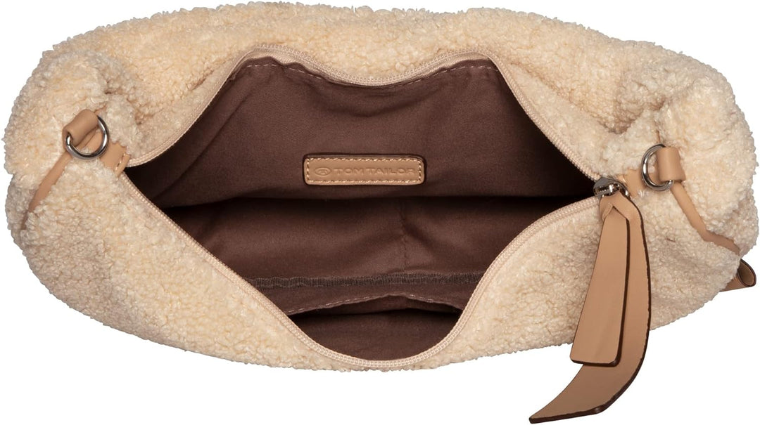 TOM TAILOR bags Ginny Damen Schultertasche Handtasche Klein Mixed Beige Einheitsgrösse, Mixed Beige