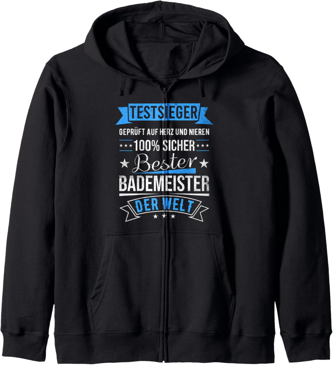 Bester Bademeister Der Welt 100% Sicher Testsieger Kapuzenjacke