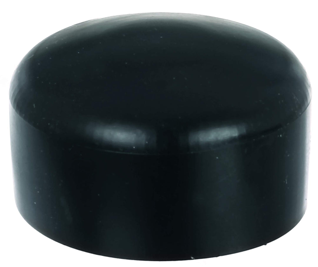Alberts 831974 Pfostenkappe für runde Metallpfosten | Kunststoff, schwarz | für Pfosten-Ø 60 mm | 10