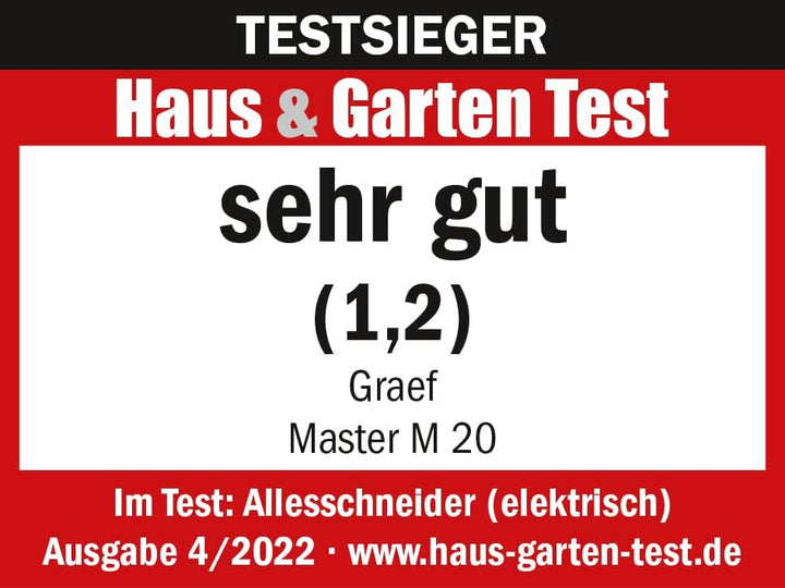 Graef Master M20 Allesschneider M20EU Edelstahl,