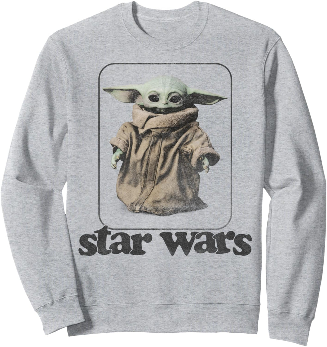 Star Wars Mandalorian The Child Retro No Stripes Sweatshirt