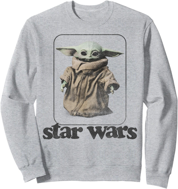 Star Wars Mandalorian The Child Retro No Stripes Sweatshirt