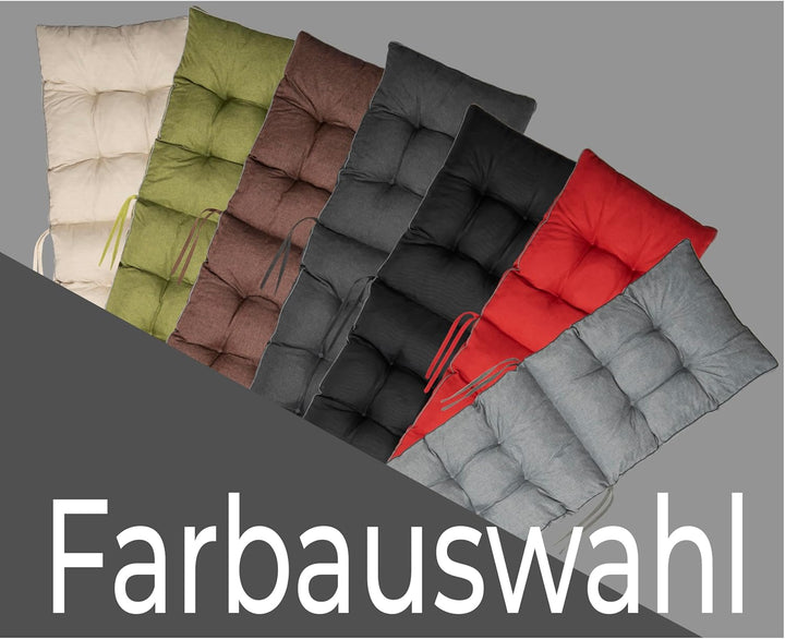 sunnypillow Liegenauflage 200 x 60 - Auflage für Gartenliege extra dick 13cm - Outdoor, wasserdicht,