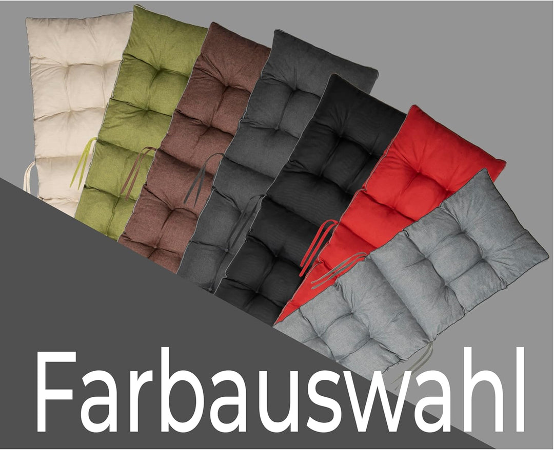 sunnypillow Liegenauflage 200 x 60 - Auflage für Gartenliege extra dick 13cm - Outdoor, wasserdicht,