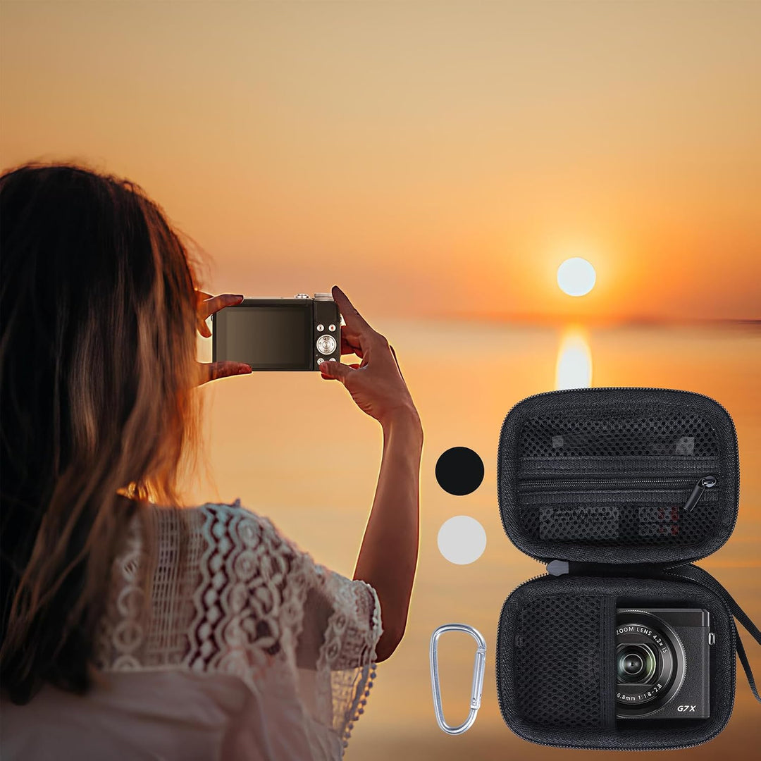 Lebakort Hart Schutz Hülle Etui für Canon PowerShot SX740/G7X Digitalkamera | Tasche für PowerShot S