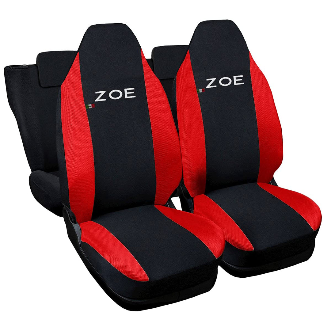 Lupex Shop Autositzbezüge kompatibel mit ZOE, Made in Italy, Polyestergewebe, komplettes Set für Vor