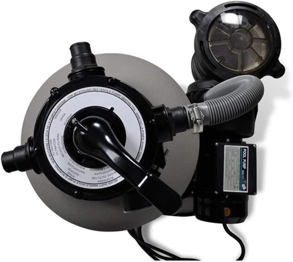 vidaXL Sandfilterpumpe 600W 17000L/h Sandfilteranlage Filteranlage Poolfilter