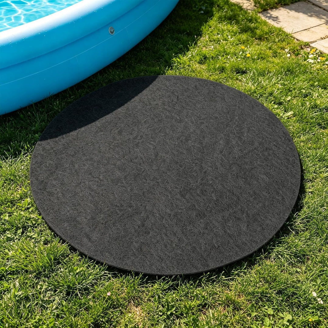 Pool-Bodenpolster, verdickte, durchstossfeste Filzauskleidung, Unterpool-Matte – für Schwimmen, Terr