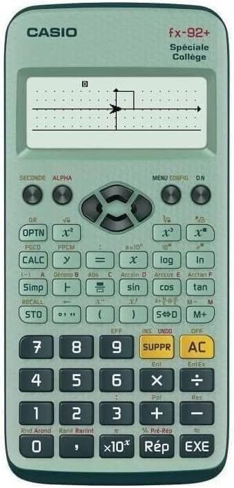 CALCUSO Sparpaket: Casio FX-92 Speciale Collège technisch-wissenschaftlicher Taschenrechner + WYNGS