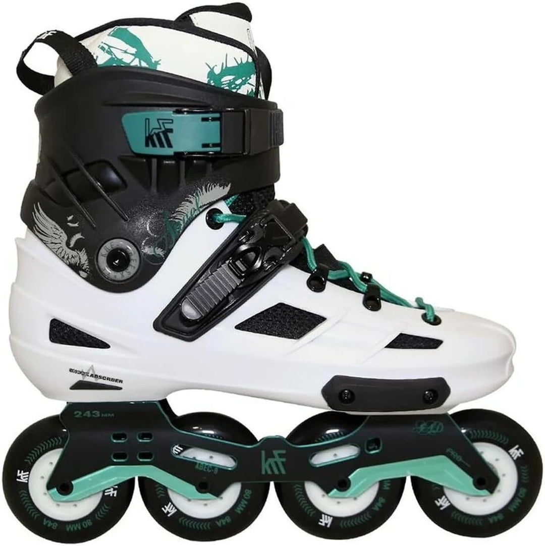 KRF The New Urban Concept Krf Patin B FRS Angel 4x80 Weiss/Grün, Unisex, Erwachsene 41 Weiss-Grün, 4