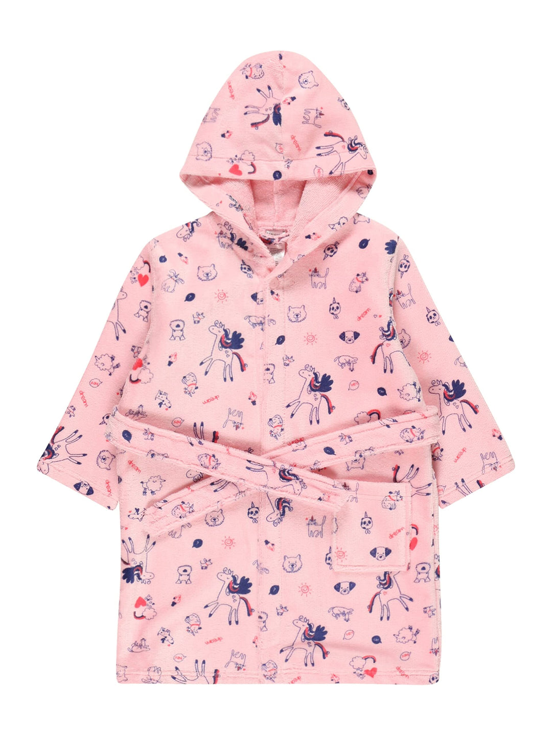 Schiesser Mädchen Bademantel Bademantel 98 Rosa 503 V, 98 Rosa 503 V