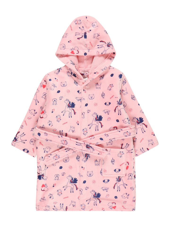 Schiesser Mädchen Bademantel Bademantel 98 Rosa 503 V, 98 Rosa 503 V