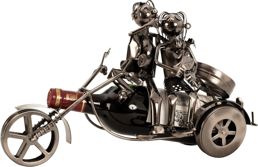 Flaschenhalter Motorrad Weinhalter Metall