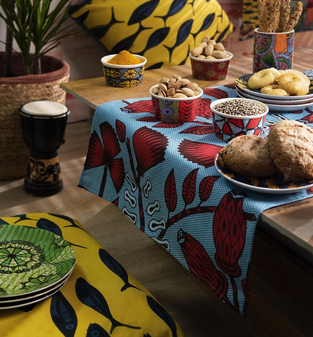 Excelsa Afrika Set 6 Untertassen Dessert/Aperitif
