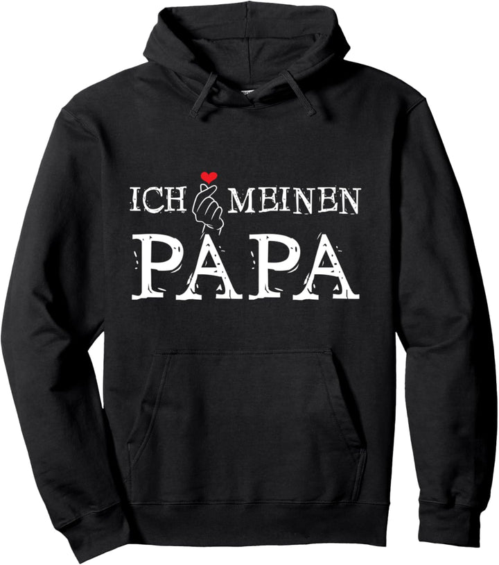 Papa Vatertag Liebe Herz Familie Geschenk Hoodie Pullover Hoodie