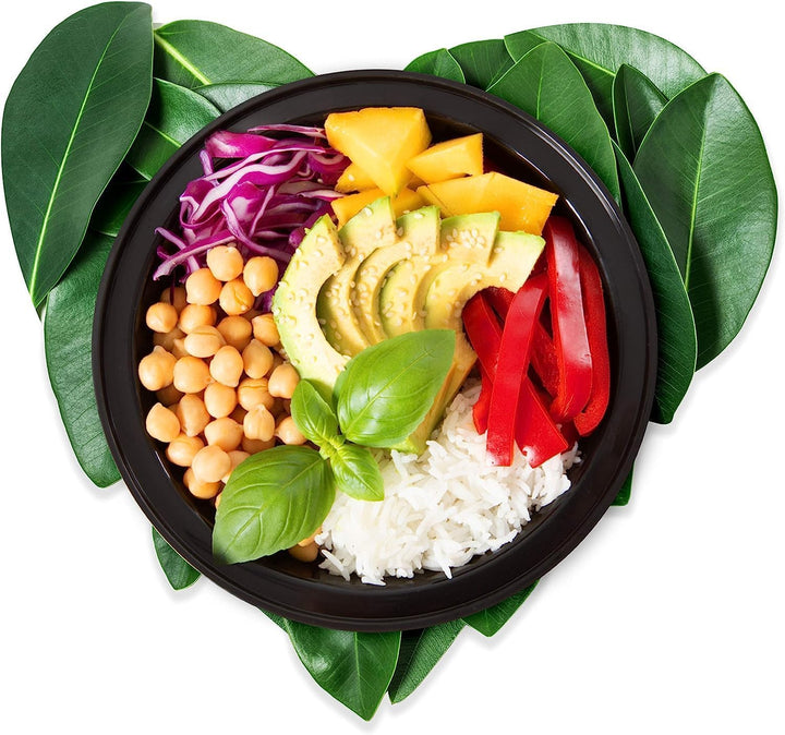 Igluu Runde Meal Prep Boxen mit Deckel (20er-Pack) – wiederverwendbar, mikrowellen-, gefrier-, spülm