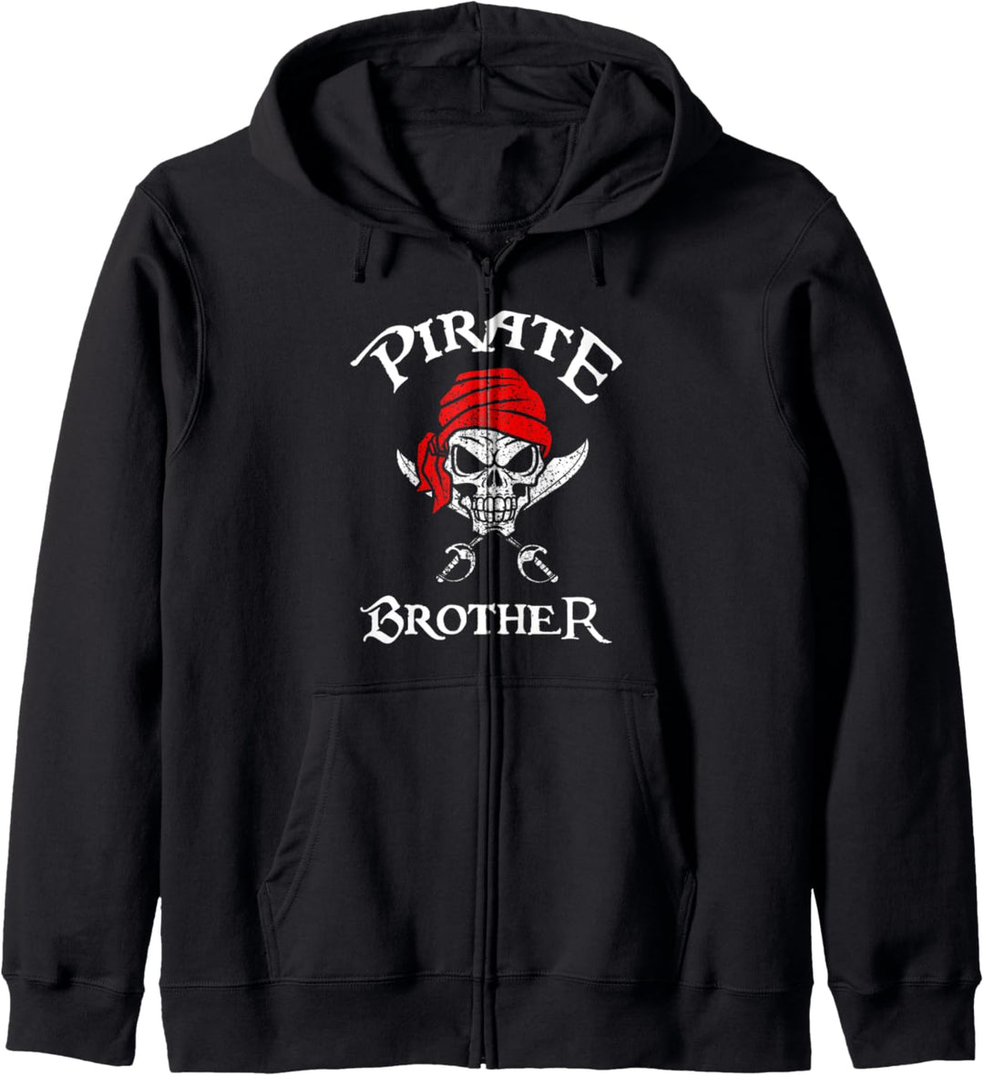Piraten Kostüm Piratenflagge Pirat brother Deko Totenkopf Kapuzenjacke