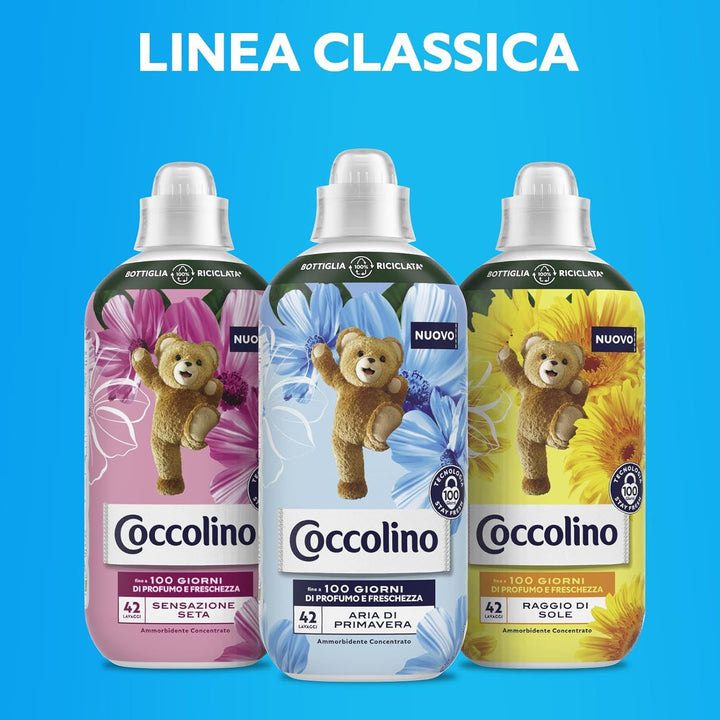 Coccolino Weichspülerkonzentrat für Frühlingsluft, Weichspüler mit Stay Fresh-Technologie, mit fruch
