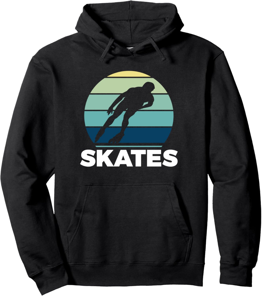 Retro Roller Skating Geschenk Vintage Skates Inline Skating Pullover Hoodie