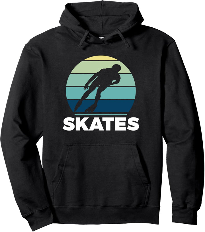 Retro Roller Skating Geschenk Vintage Skates Inline Skating Pullover Hoodie
