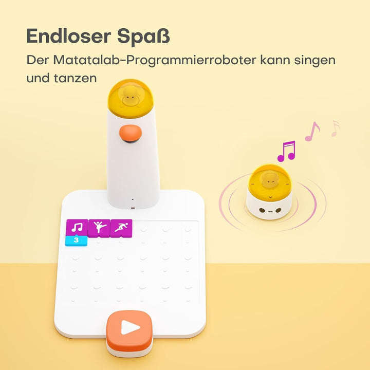 MatataStudio Coding Set Programmierbar Roboter Spielzeug für Kinder ab 4-10 Jahren Elektronische Cod