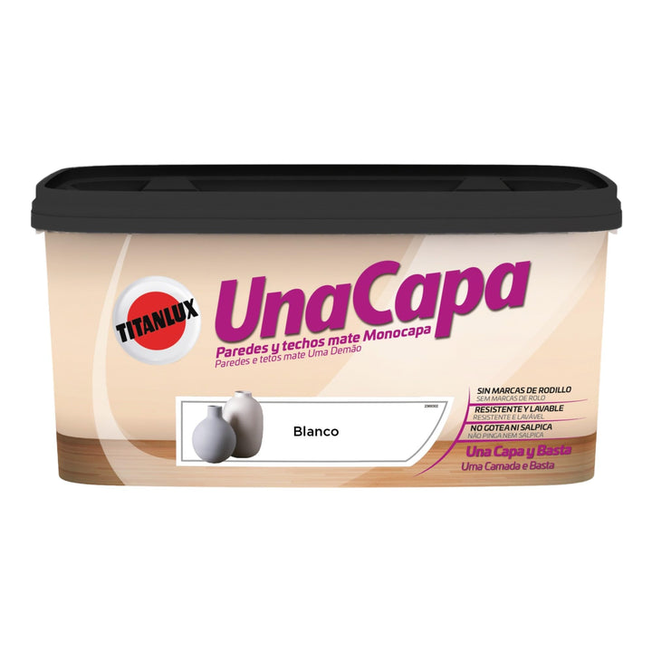 Titan Wandfarbe, 5 l, Weiss