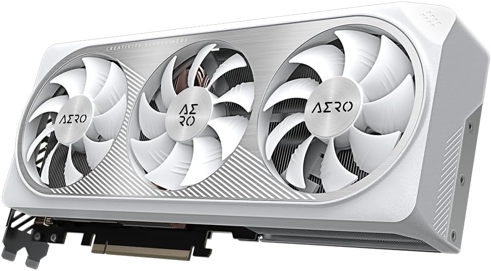 Gigabyte GeForce RTX 4070 SUPER AERO OC Grafikkarte - 2565MHz Core, 12GB GDDR6X 21000MHz 192-Bit Spe