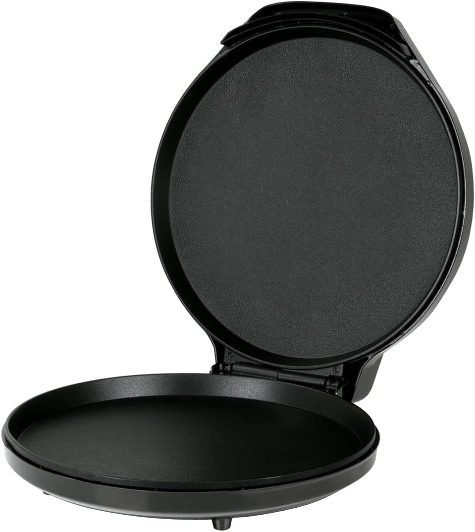JOCCA - Elektrischer Grillofen für Pizzen 30,5 cm | Elektrischer Pizzabackofen | 90°-Öffnung | Antih