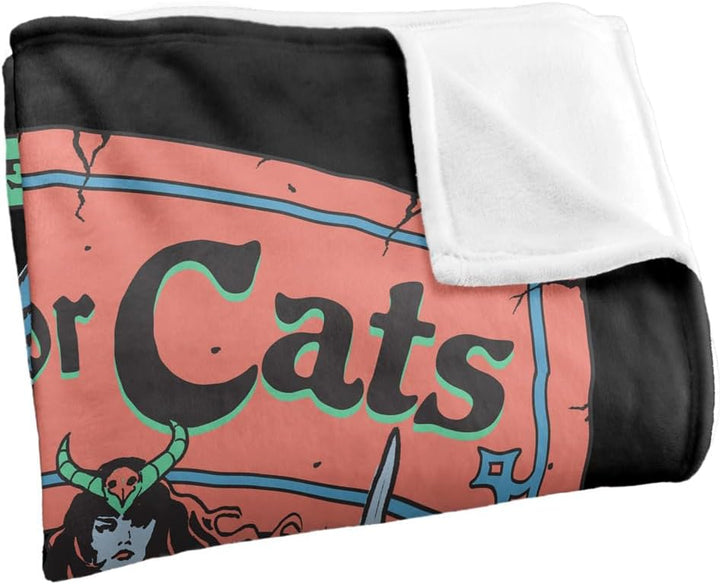 Steven Rhodes Quest for Cats Superweiche Kuscheldecke mit seidigem Griff – 152 x 127 cm 50x60, 50x60